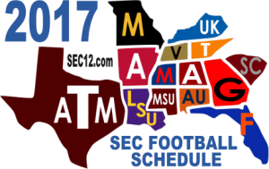 2017 SEC Football Schedule